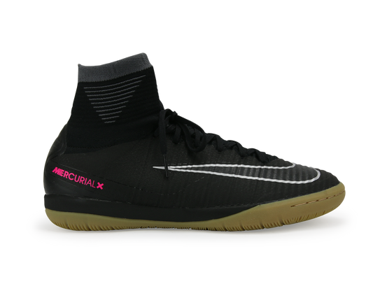 Nike Men's MercurialX Proximo II Indoor Soccer Shoes Black/Black/Gum