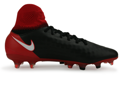 Nike Men's Magista Orden II FG Black/White/University Red