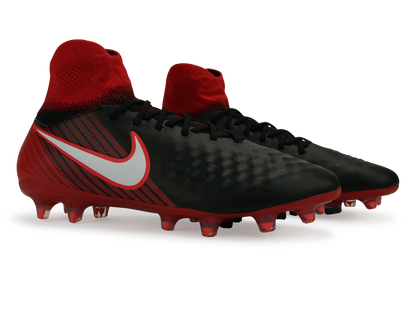 Nike Men's Magista Orden II FG Black/White/University Red