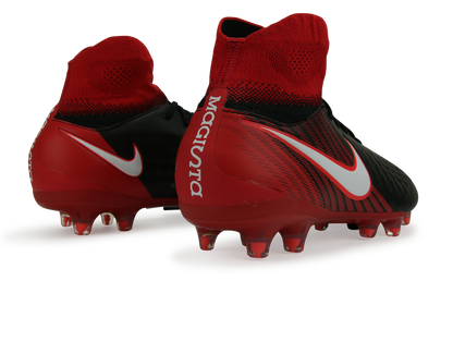 Nike Men's Magista Orden II FG Black/White/University Red