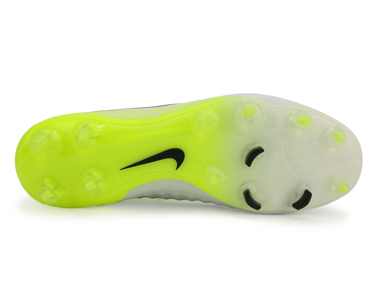 Nike Men's Magista Orden II FG White/Black/Volt/Wolf Grey