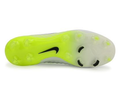 Nike Men's Magista Orden II FG White/Black/Volt/Wolf Grey