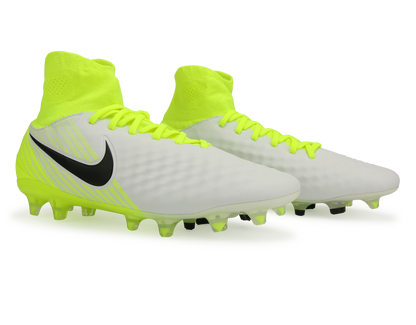 Nike Men's Magista Orden II FG White/Black/Volt/Wolf Grey