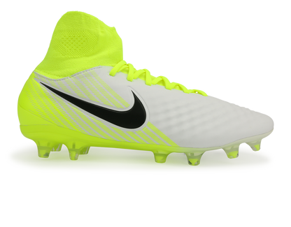 Nike Men's Magista Orden II FG White/Black/Volt/Wolf Grey
