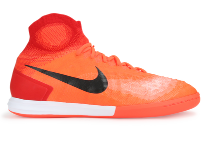 Nike Men's MagistaX Proximo II Indoor Soccer Shoes Black/TotalCrimson