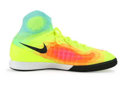 Nike Men's MagistaX Proximo II Indoor Soccer Shoes Volt/Black/Hyper/Turquoise