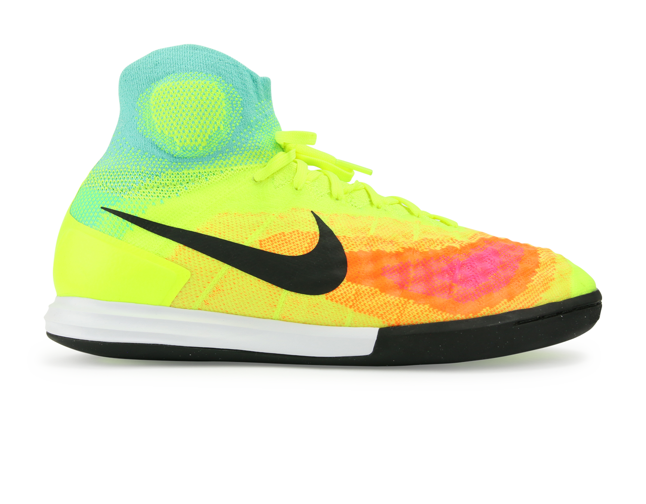 Nike Men's MagistaX Proximo II Indoor Soccer Shoes Volt/Black/Hyper/Turquoise