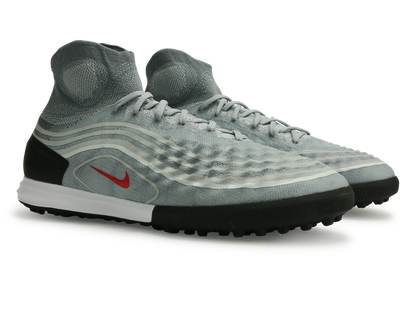 Nike Men's MagistaX Proximo II Dynamic Fit Turf Soccer Shoes Cool Grey/Varsity Red/Black/Wolf Grey