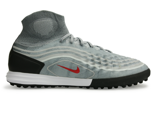 Nike Men's MagistaX Proximo II Dynamic Fit Turf Soccer Shoes Cool Grey/Varsity Red/Black/Wolf Grey