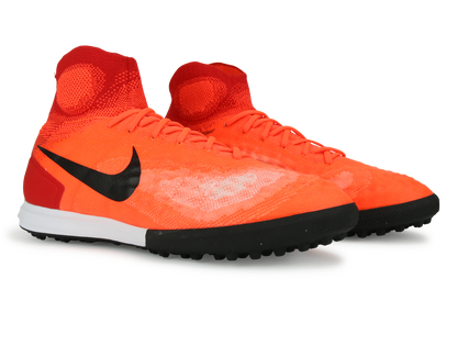 Nike Men's MagistaX Proximo II Turf Soccer Shoes Total Crimson/Black/University Red