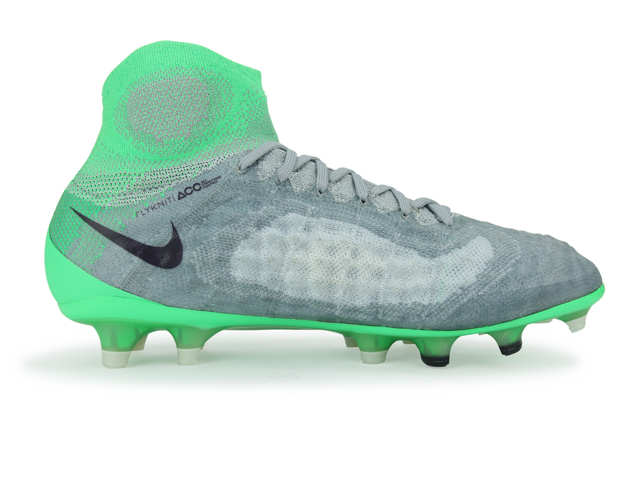 Nike Women's Magista Obra II FG Wolf Grey/Purple Dynasty/Electric Green