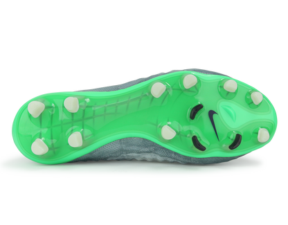 Nike Women's Magista Obra II FG Wolf Grey/Purple Dynasty/Electric Green