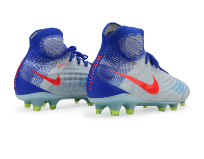Nike Women's Magista Obra II FG White/Bright Crimson/Racer Blue