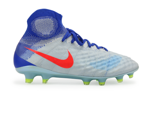 Nike Women's Magista Obra II FG White/Bright Crimson/Racer Blue