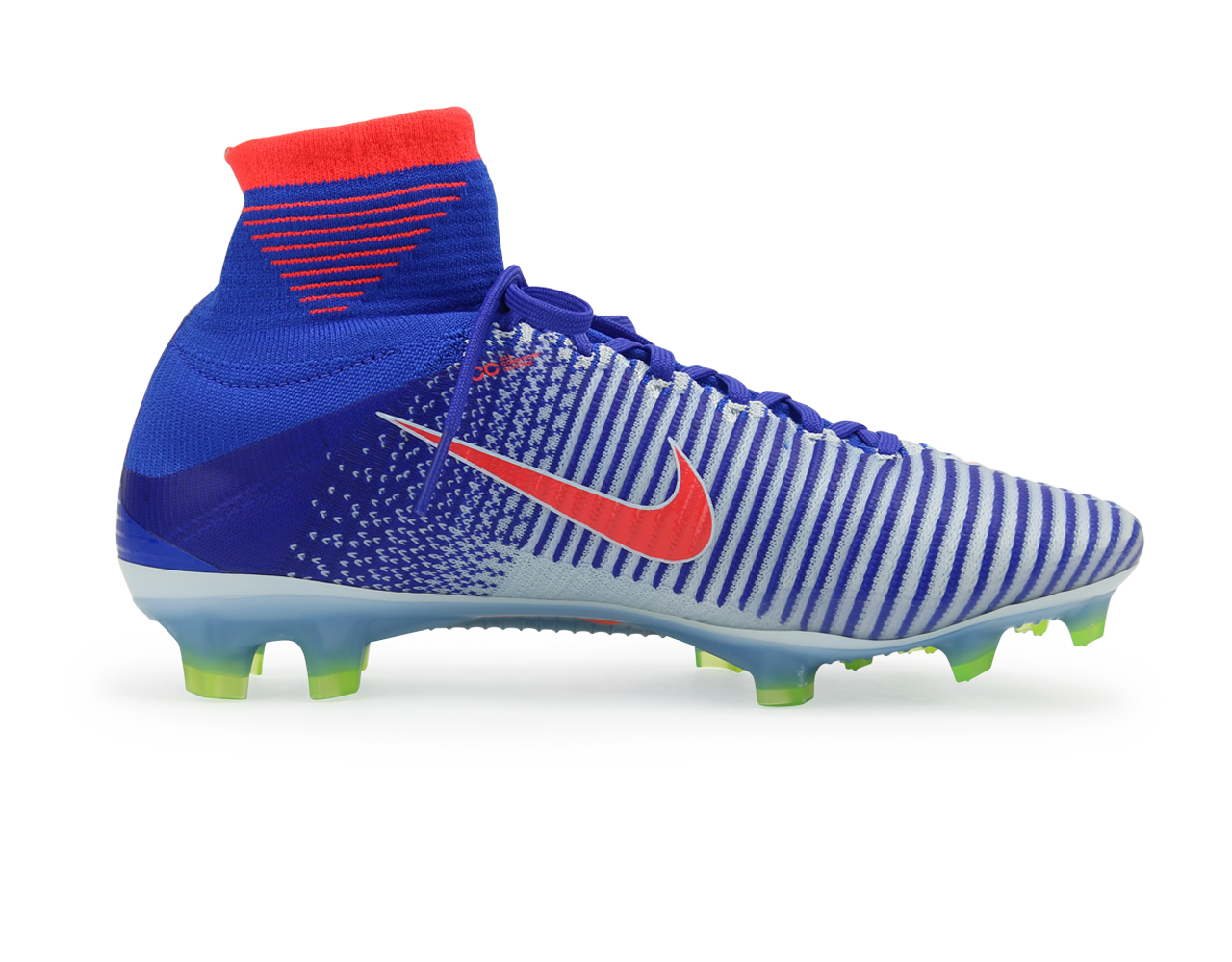 Nike Women's Mercurial Superfly V FG White/Bright Crimson/Racer Blue