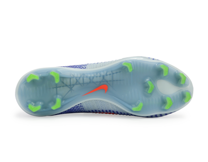 Nike Women's Mercurial Superfly V FG White/Bright Crimson/Racer Blue
