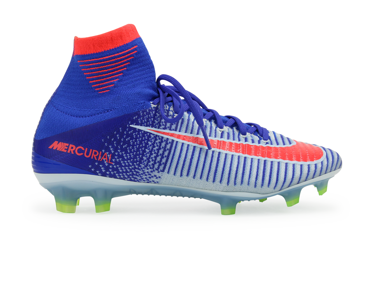 Nike Women's Mercurial Superfly V FG White/Bright Crimson/Racer Blue