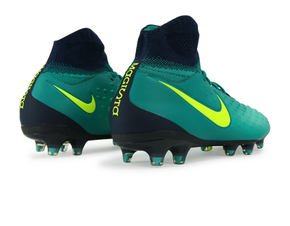 Nike Kids Magista Obra II FG Rio Teal/Volt/Obsidian/Clear Jade