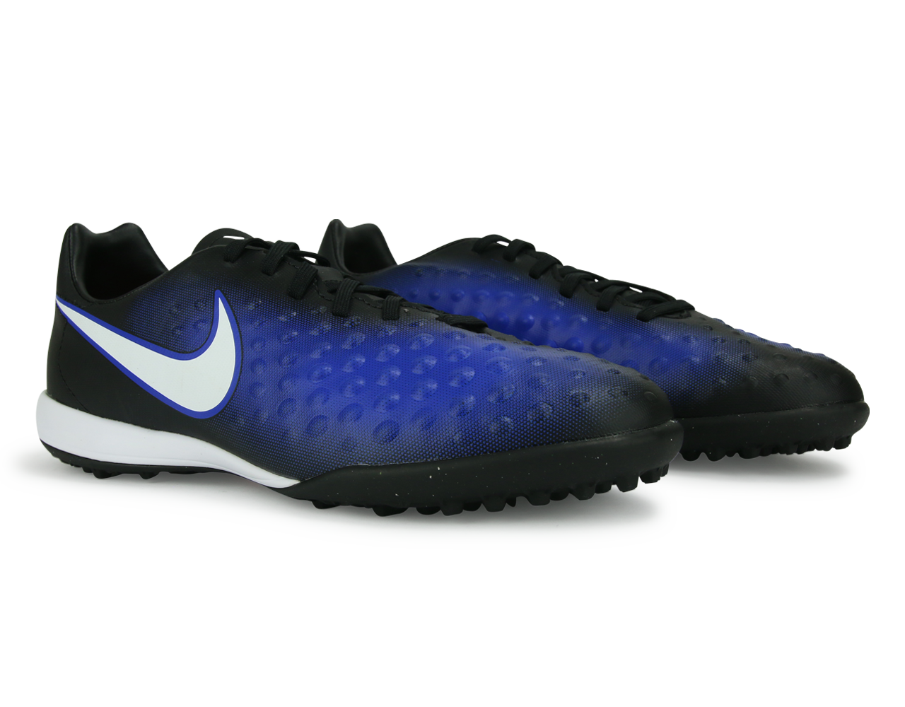 Nike Kids MagistaX Opus Turf Soccer Shoes Black/White/Paramount Blue
