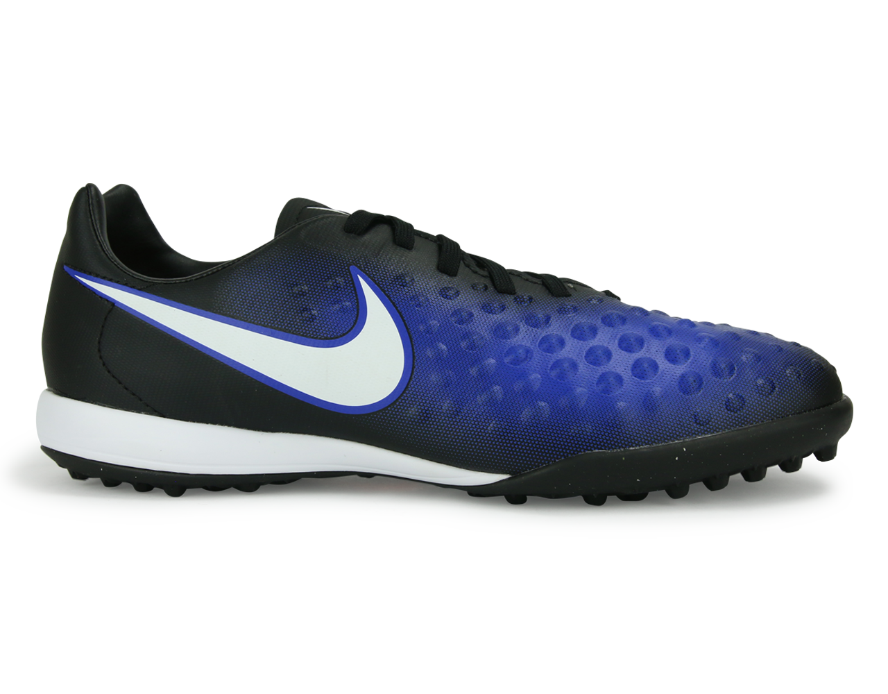 Nike Kids MagistaX Opus Turf Soccer Shoes Black/White/Paramount Blue