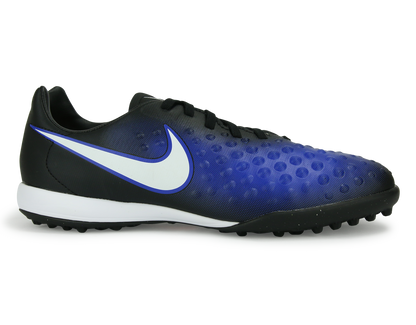 Nike Kids MagistaX Opus Turf Soccer Shoes Black/White/Paramount Blue