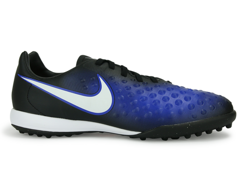 Nike Kids MagistaX Opus Turf Soccer Shoes Black/White/Paramount Blue