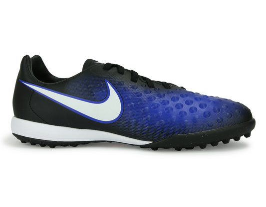 Nike Kids MagistaX Opus Turf Soccer Shoes Black/White/Paramount Blue