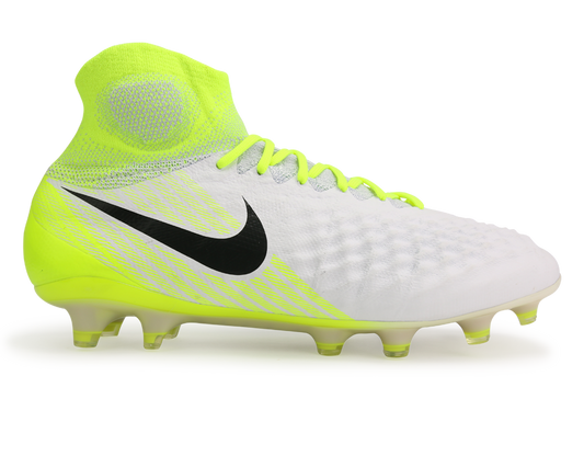 Nike Men's Magista Obra II FG White/Black/Volt/Pure Platinum