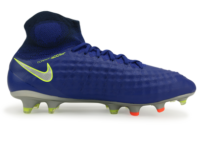 Nike Men's Magista Obra II FG Deep Royal/Chrome/Total Crismson