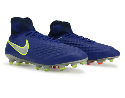 Nike Men's Magista Obra II FG Deep Royal/Chrome/Total Crismson
