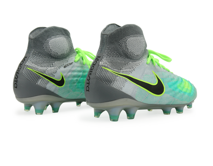 Nike Men's Magista Obra II FG Pure Platinum/Black/Ghost Green
