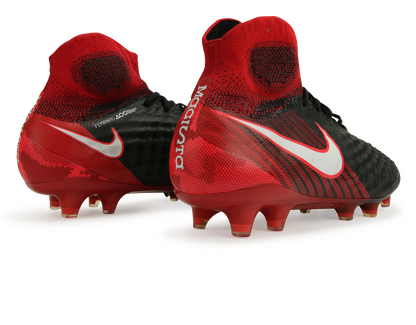 Nike Men's Magista Obra II FG Black/White/University Red