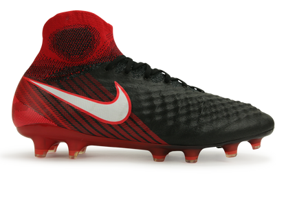 Nike Men's Magista Obra II FG Black/White/University Red