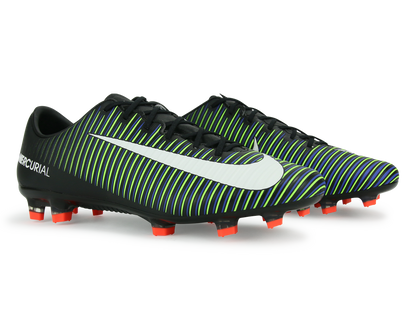 Nike Men's Mercurial Veloce III FG Black/White/Electric Green