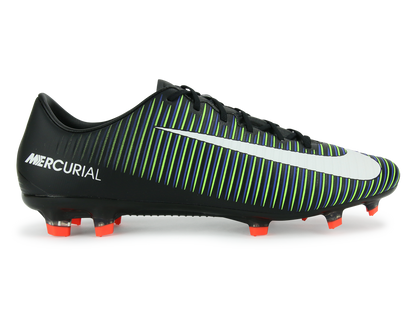 Nike Men's Mercurial Veloce III FG Black/White/Electric Green