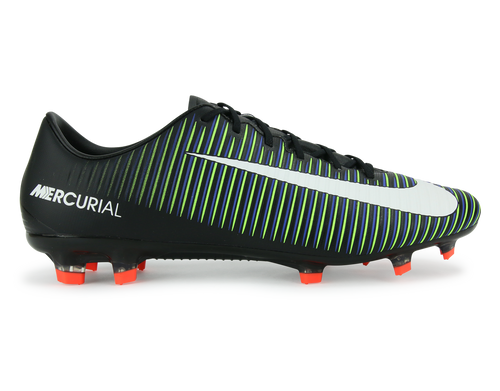 Nike Men's Mercurial Veloce III FG Black/White/Electric Green