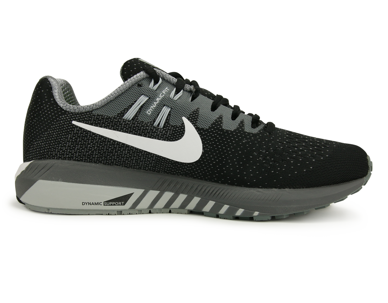 Nike Women's Air Zoom Structure Running Shoes Black/Cool Grey