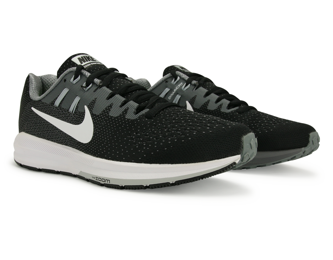 Nike Women's Air Zoom Structure Running Shoes Black/Cool Grey