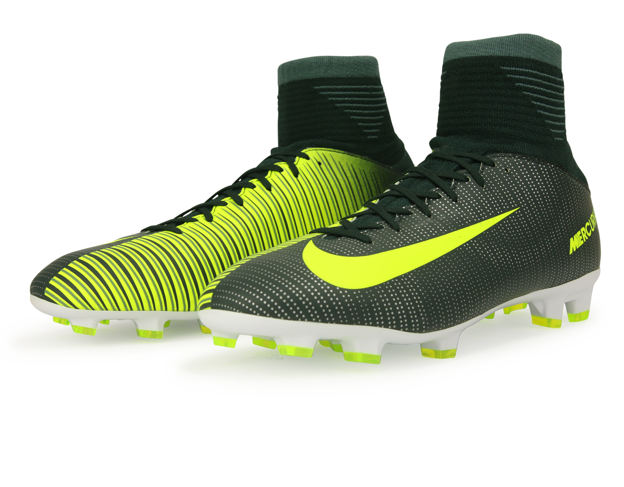 Nike Kids Mercurial Superfly V CR7 FG Seaweed/Volt/Hasta/White
