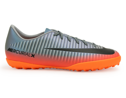 Nike Kids MercurialX Victory VI CR7 Dynamic Fit Turf Soccer Shoes Cool Grey/Metalic Hematite/Wolf Grey
