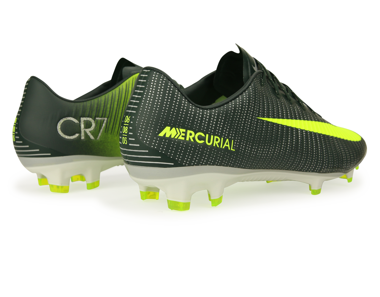 Nike Men's Mercurial Vapor XI CR7 FG Seaweed/Volt/Hasta/White