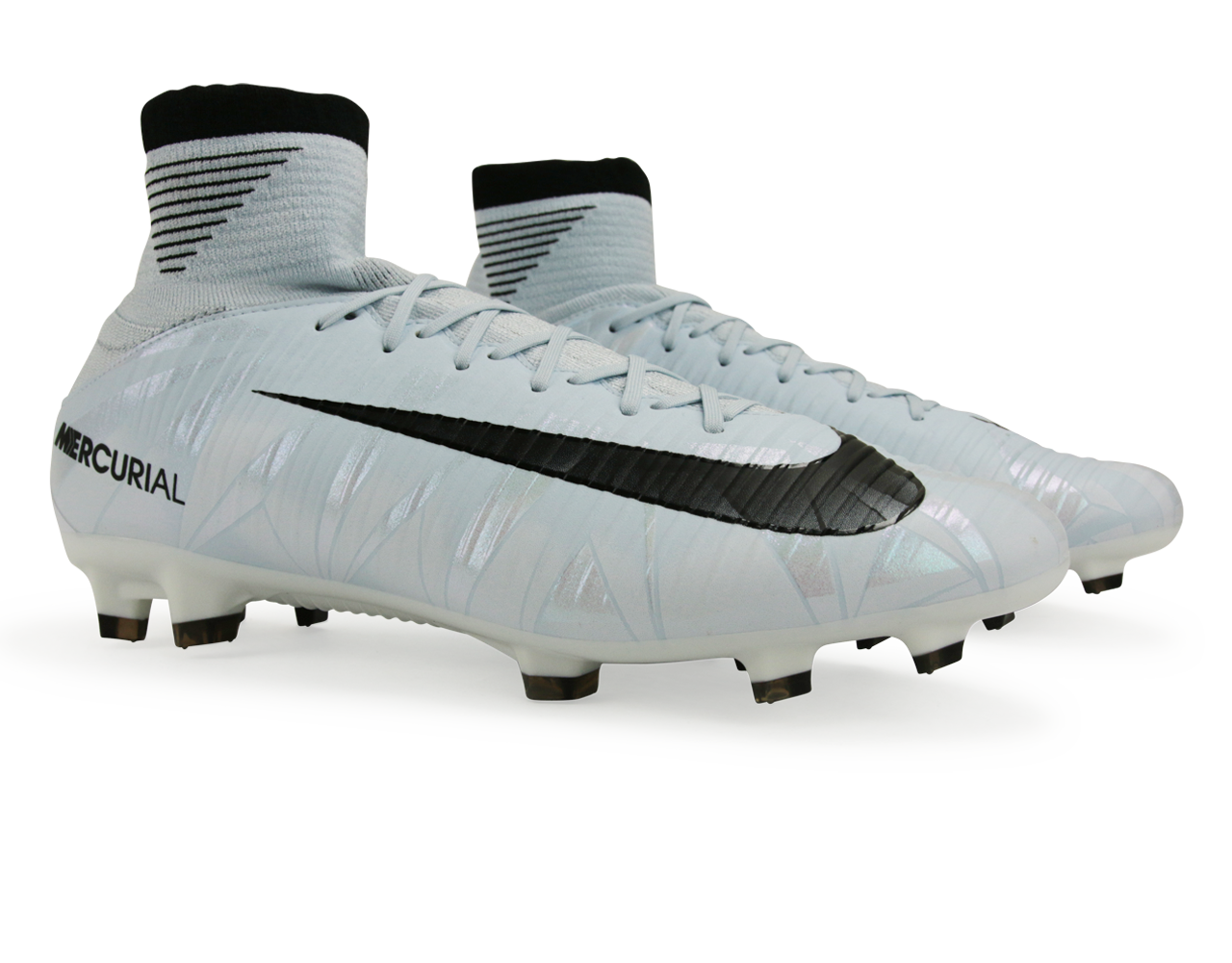 Nike Men's Mercurial Veloce III Dynamic Fit CR7 FG Blue Tint/Black/White