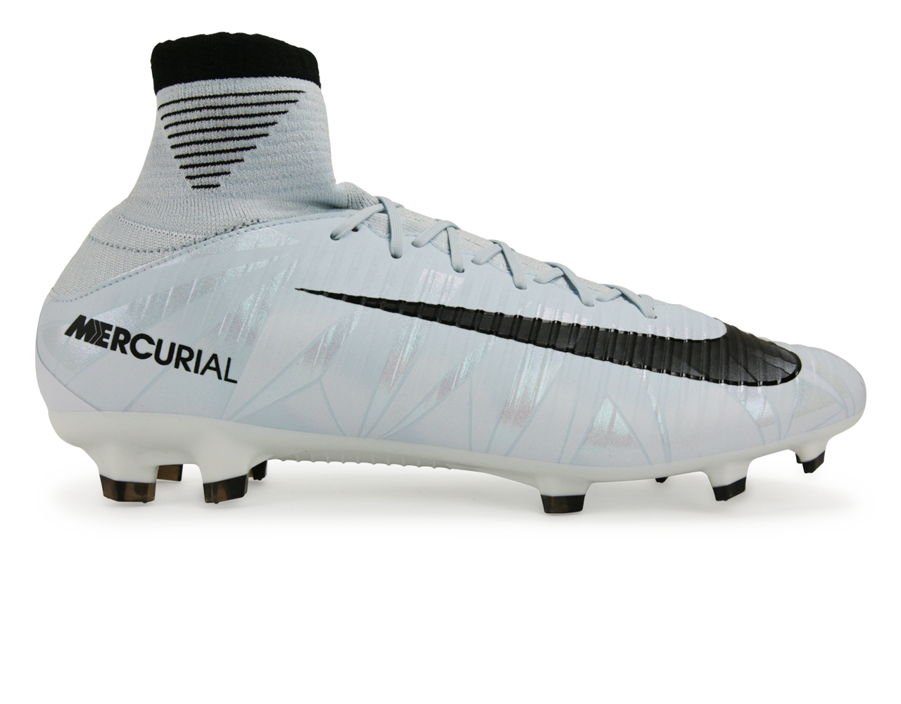 Nike Men's Mercurial Veloce III Dynamic Fit CR7 FG Blue Tint/Black/White