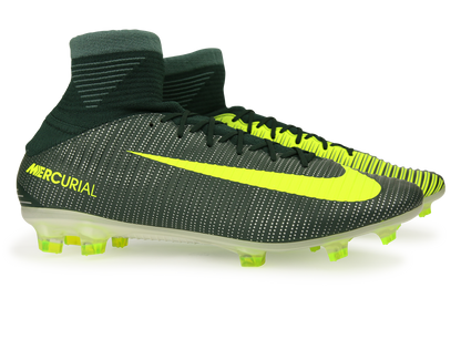 Nike Men's Mercurial Veloce III DF CR7 FG Seaweed/Volt/Hasta/White