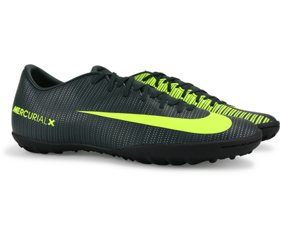 Nike Men's MercurialX Victory VI CR7 Turf Soccer Shoes Seaweed/Volt/Hasta/White