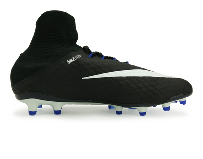 Nike Men's Hypervenom Phatal III Dynamic Fit FG Black/White/Game Royal