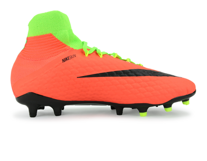Nike Men's Hypervenom Phatal III Dynamic Fit FG Electric Green/Black/Hyper Orange