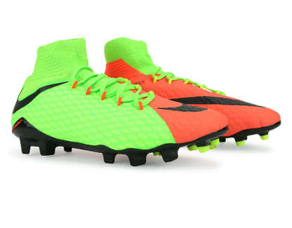 Nike Men's Hypervenom Phatal III Dynamic Fit FG Electric Green/Black/Hyper Orange