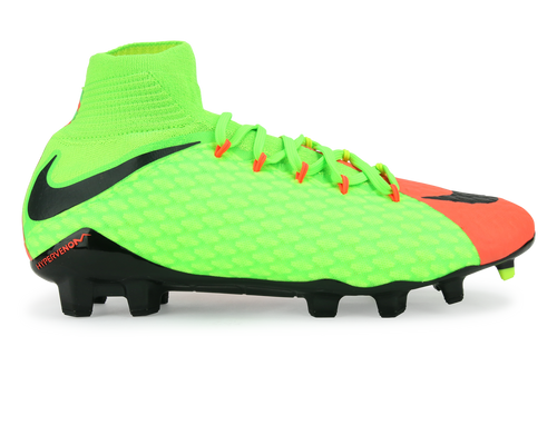 Nike Men's Hypervenom Phatal III Dynamic Fit FG Electric Green/Black/Hyper Orange