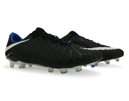 Nike Men's Hypervenom Phantom III FG Black/White/Game Royal